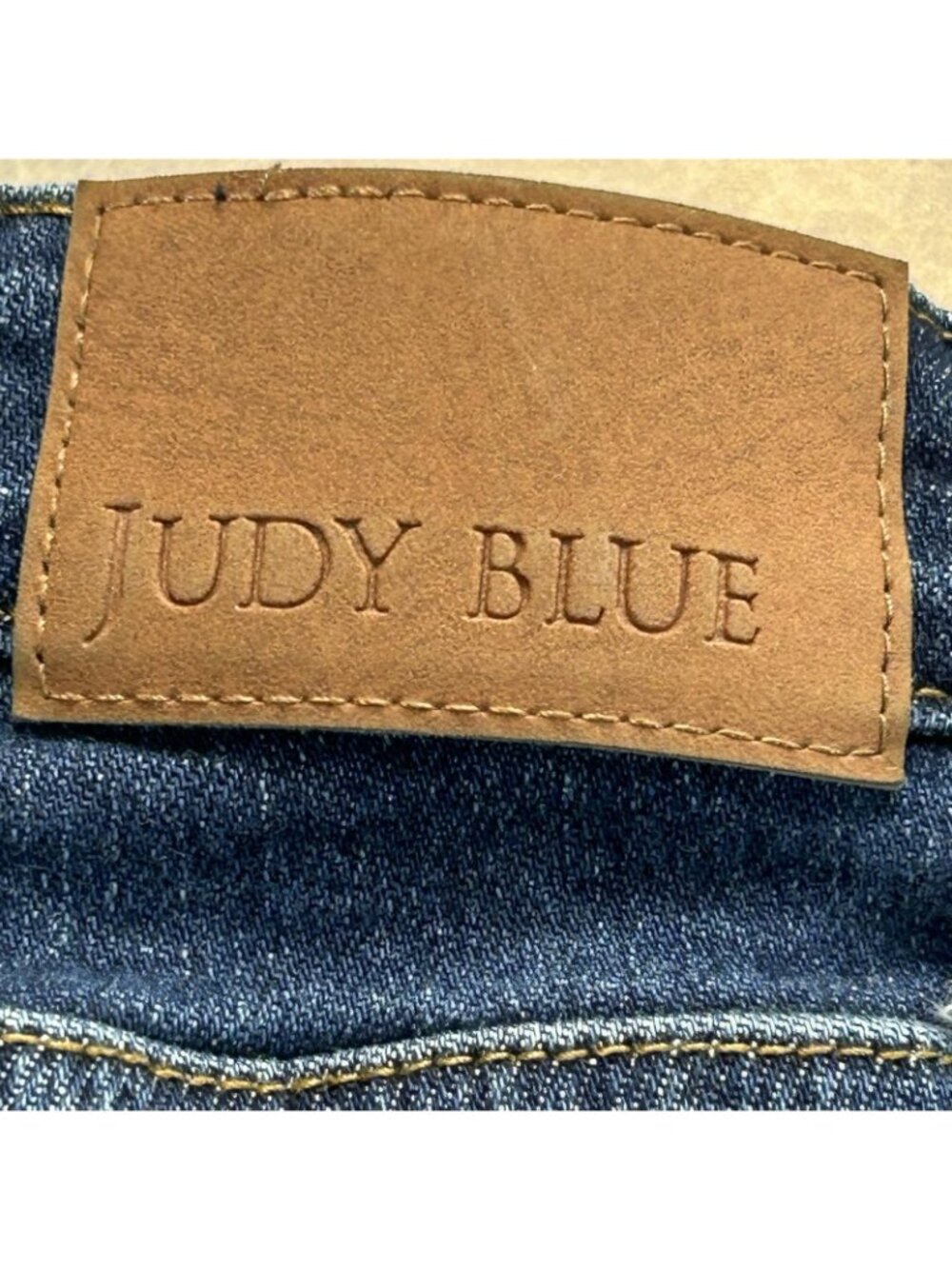 Judy Blue Straight Jeans Womens 9/29 Dark Wash Tummy Control Stretch Denim 88575 - Picture 4 of 13